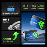 KeepKnow 12V 100Ah Lithium Battery (Black)