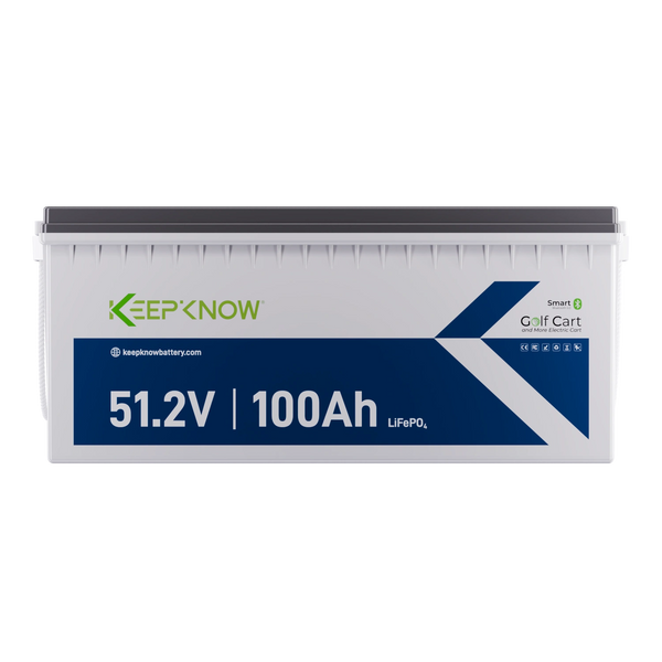 KeepKnow 48V 100Ah LiFePO4 Lithium LiFePO4 Golf Cart Battery