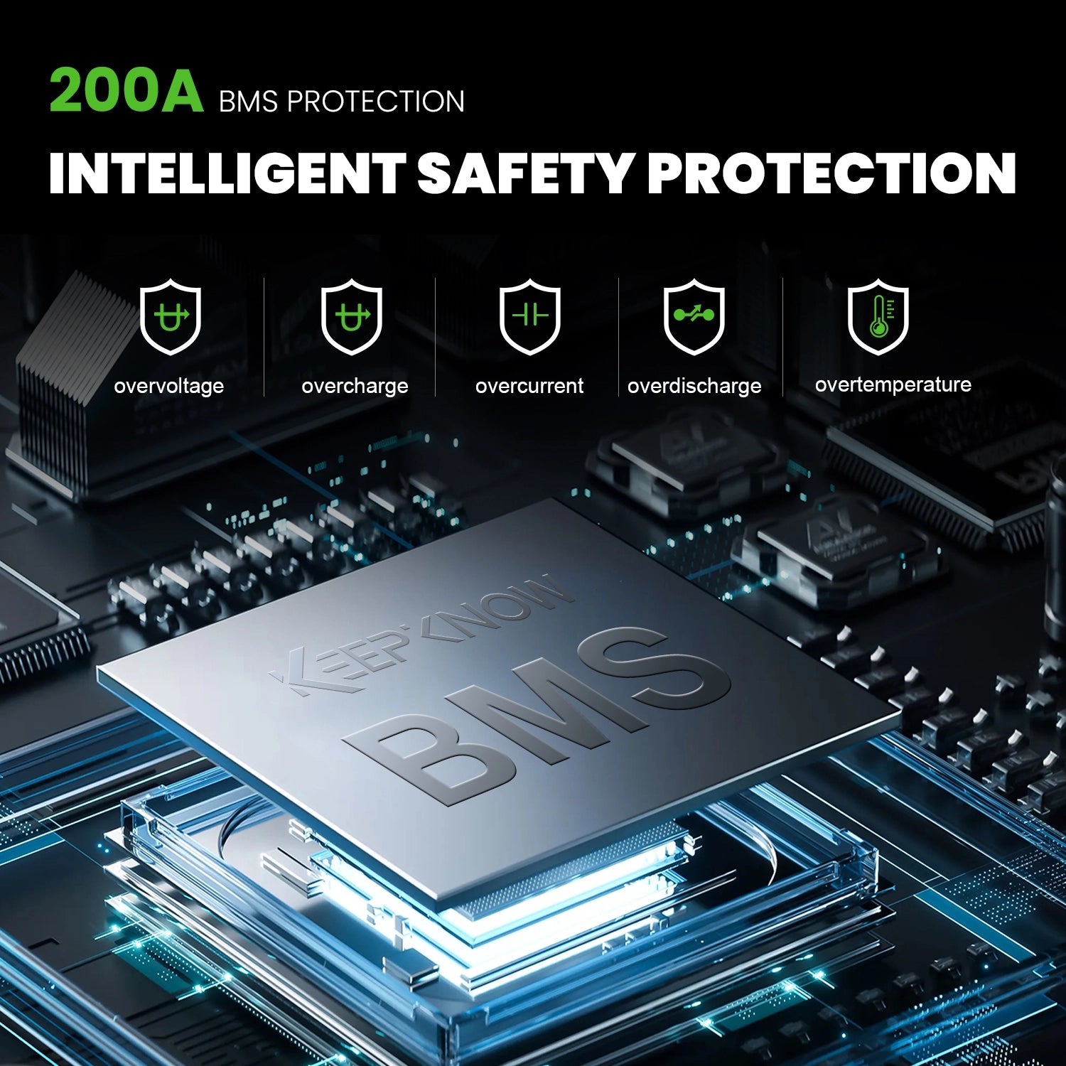 KeepKnow 48V 100Ah LiFePO4 Lithium Battery