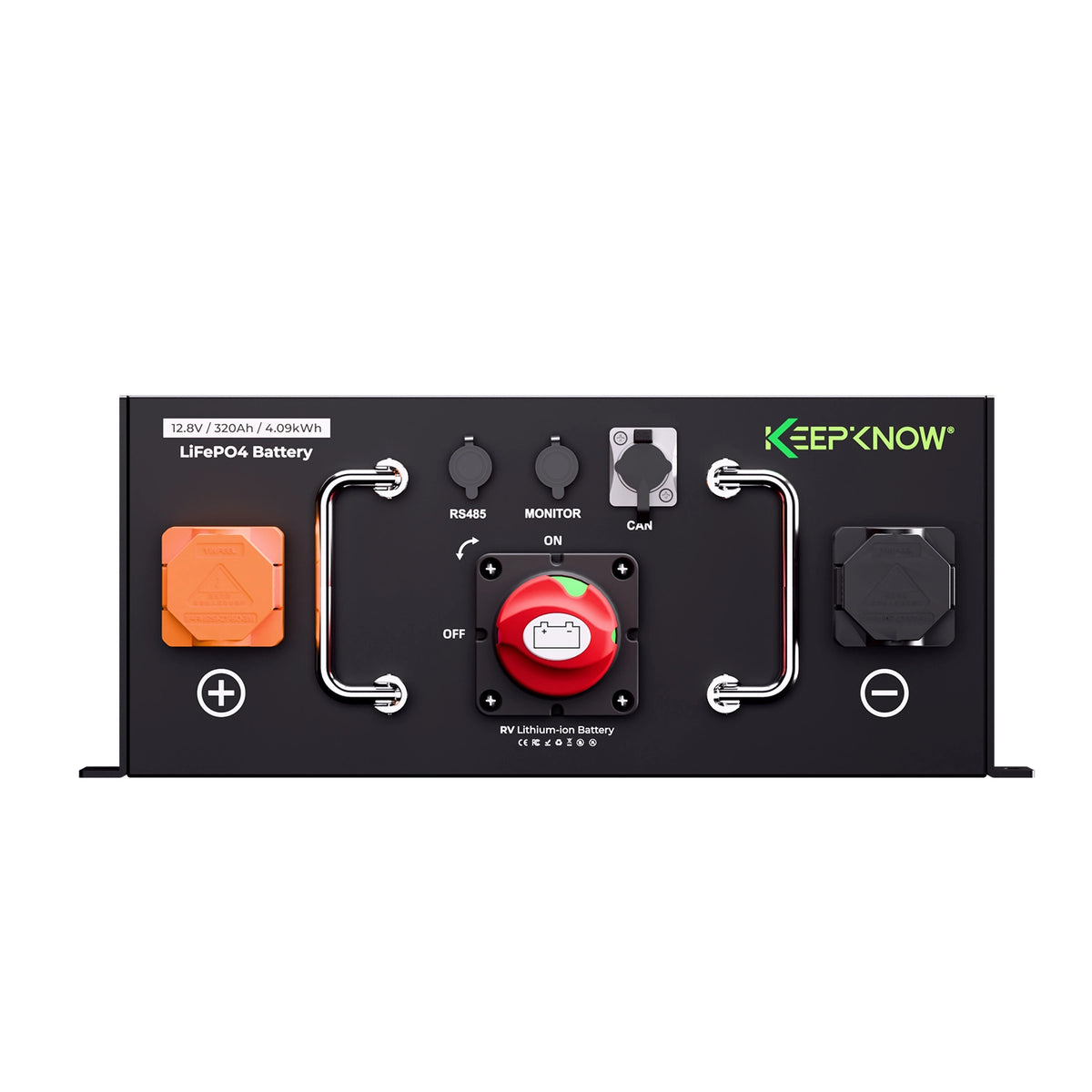 KeepKnow 12V 320Ah Deep Cycle LiFePO4 Lithium RV Battery