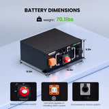 KeepKnow 12V 320Ah Deep Cycle LiFePO4 Lithium RV Battery